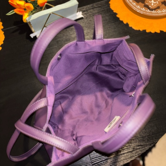 Telfar Medium Eggplant Shopping Bag - Picture 3 of 6